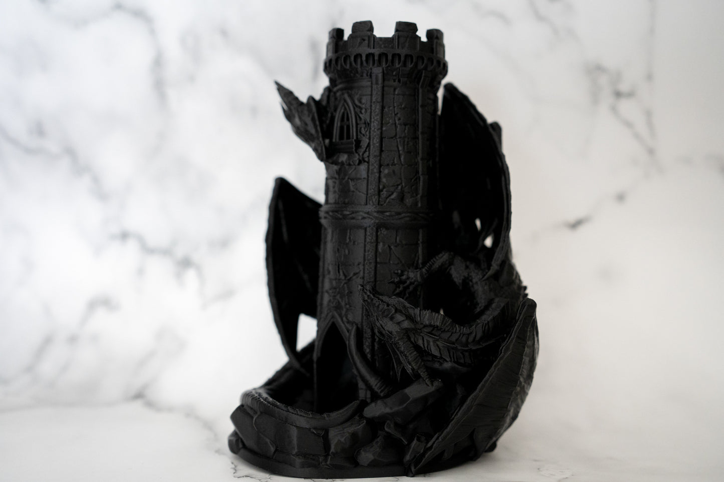 Dragon Dice Tower - Gothic Castle Tower for D&D, Pathfinder, TTRPG