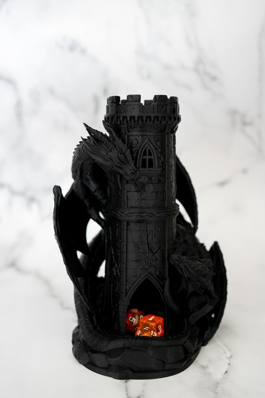 Dragon Dice Tower - Gothic Castle Tower for D&D, Pathfinder, TTRPG