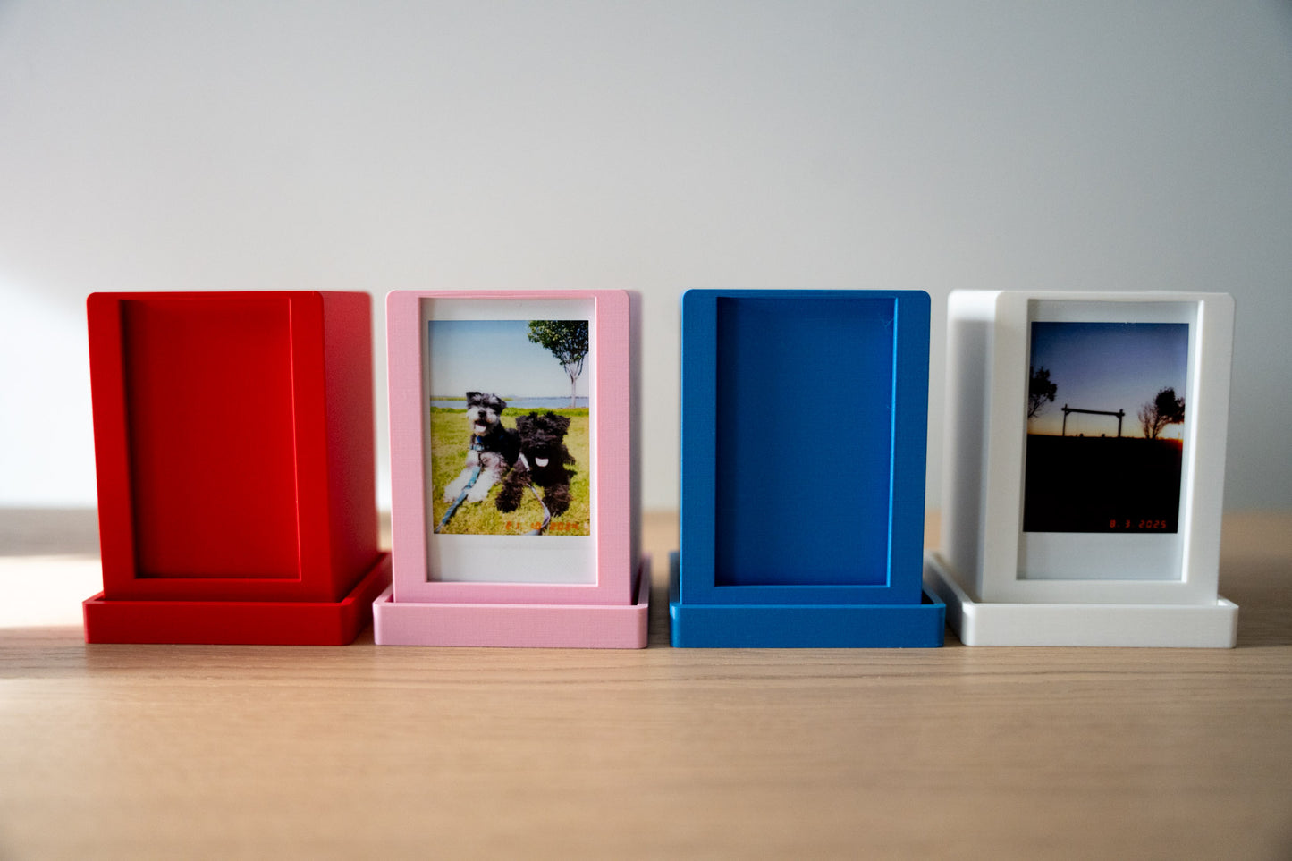 Instax Photo Plant Pot with Drip Tray – Desk Decor