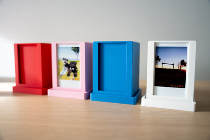 Instax Photo Plant Pot with Drip Tray – Desk Decor