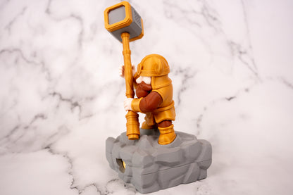 Dwarf Pen and Sticky Note Holder