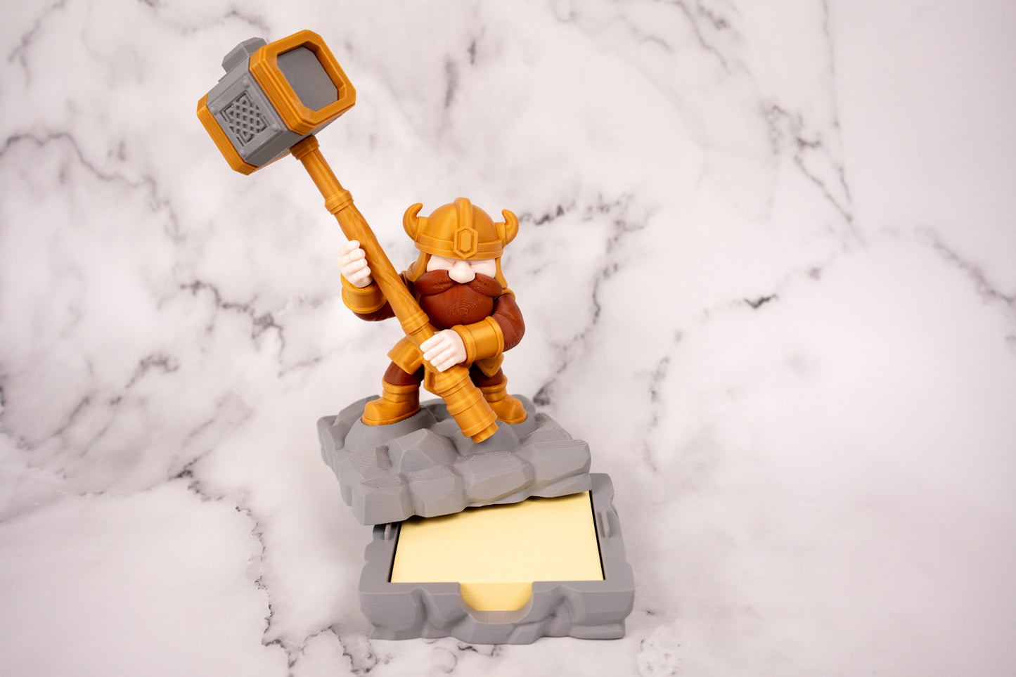 Dwarf Pen and Sticky Note Holder