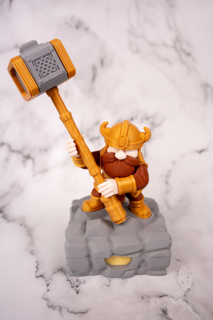 Dwarf Pen and Sticky Note Holder