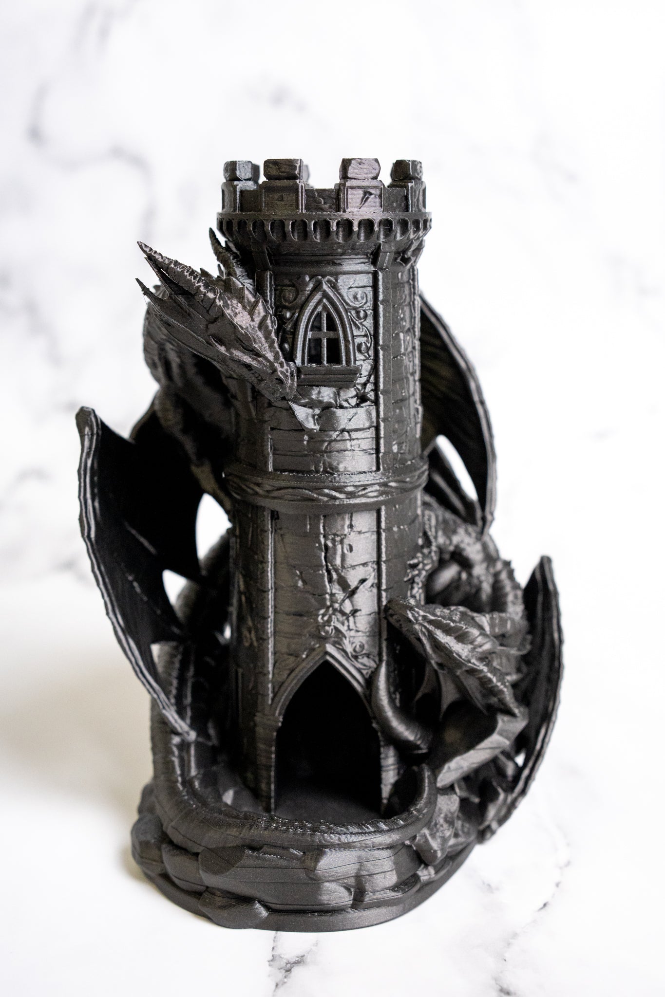 Dragon Dice Tower - Gothic Castle Tower for D&D, Pathfinder, TTRPG