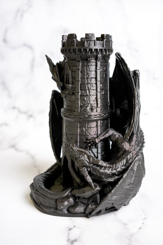 Dragon Dice Tower - Gothic Castle Tower for D&D, Pathfinder, TTRPG