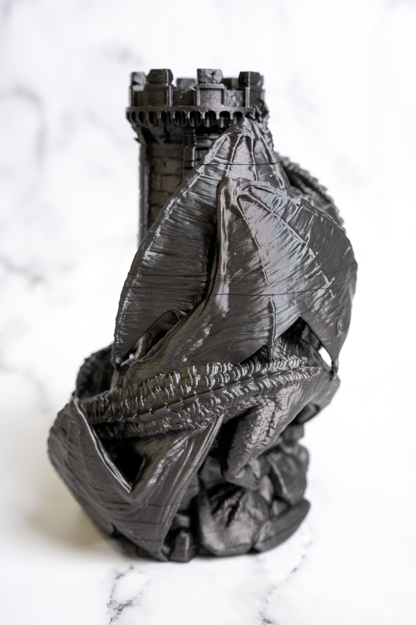 Dragon Dice Tower - Gothic Castle Tower for D&D, Pathfinder, TTRPG