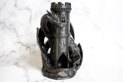 Dragon Dice Tower - Gothic Castle Tower for D&D, Pathfinder, TTRPG