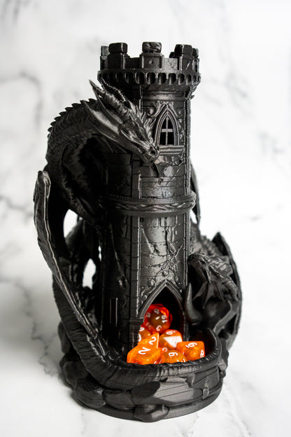 Dragon Dice Tower - Gothic Castle Tower for D&D, Pathfinder, TTRPG