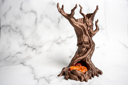 Skull Tree Dice Tower - Haunted Forest Dice Roller for D&D, Horror TTRPGs