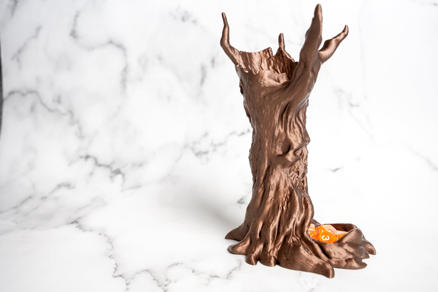 Skull Tree Dice Tower - Haunted Forest Dice Roller for D&D, Horror TTRPGs