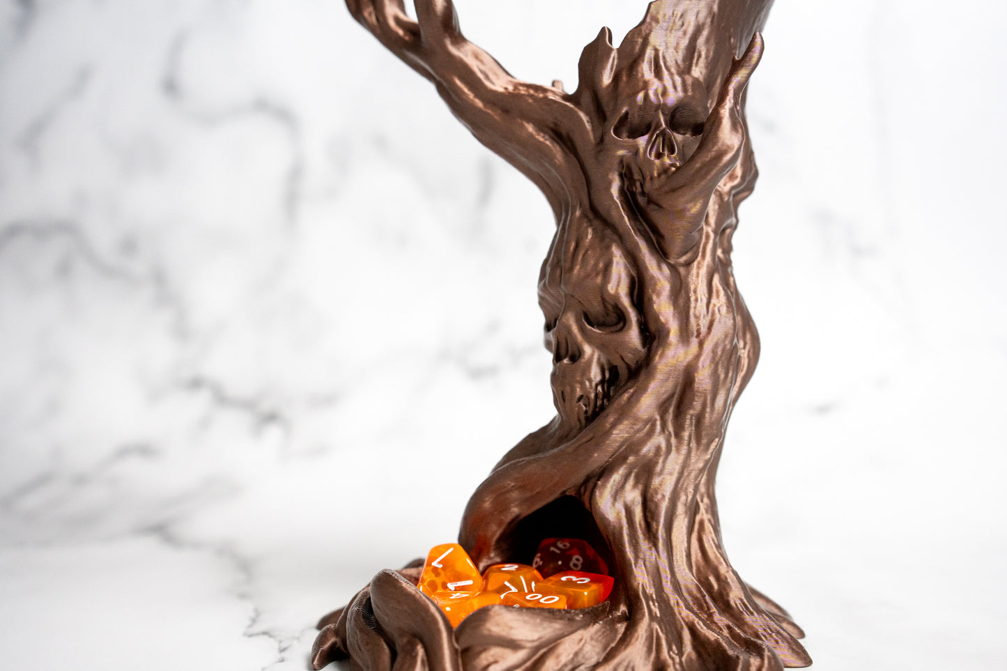 Skull Tree Dice Tower - Haunted Forest Dice Roller for D&D, Horror TTRPGs