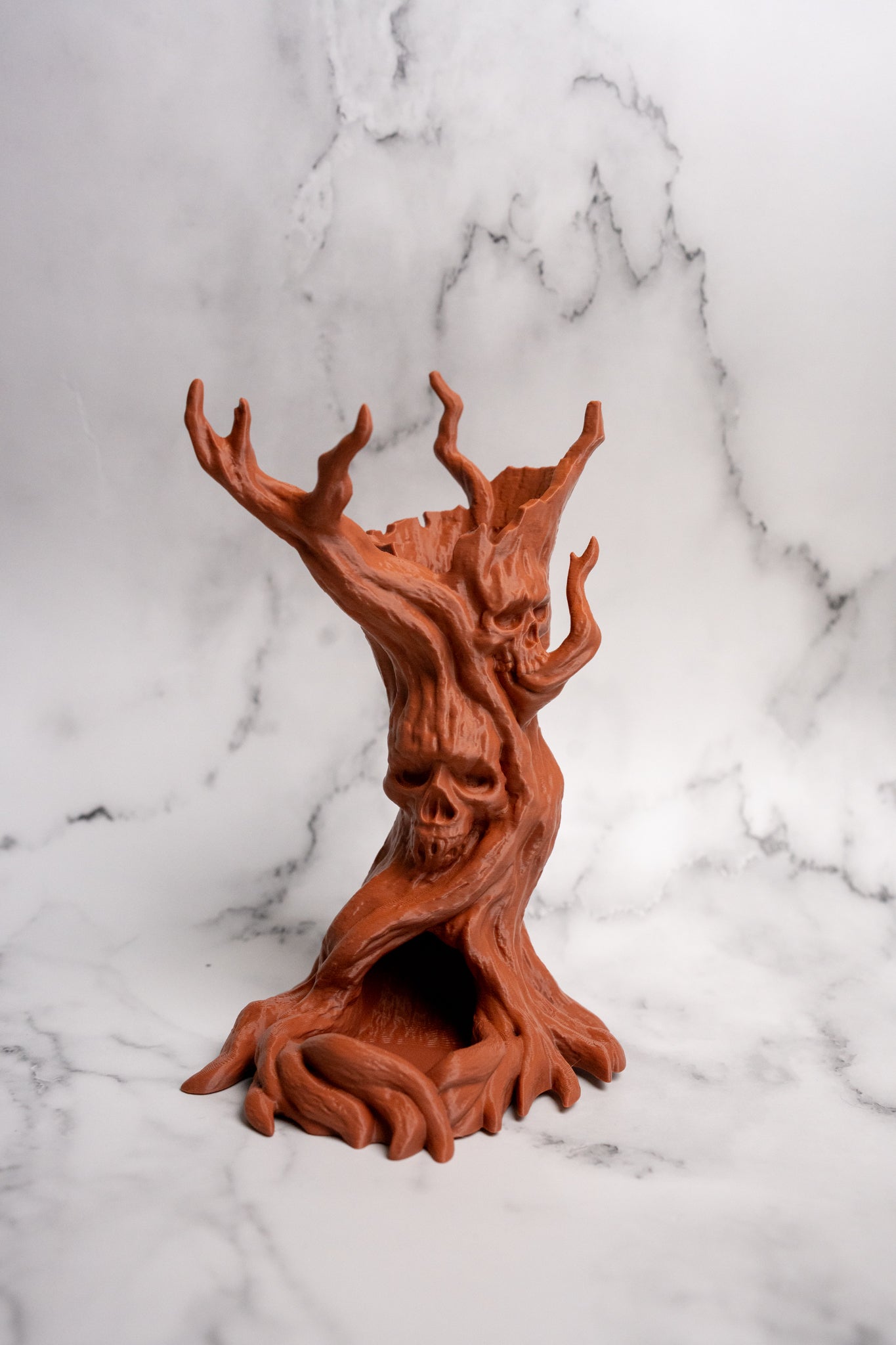 Skull Tree Dice Tower - Haunted Forest Dice Roller for D&D, Horror TTRPGs