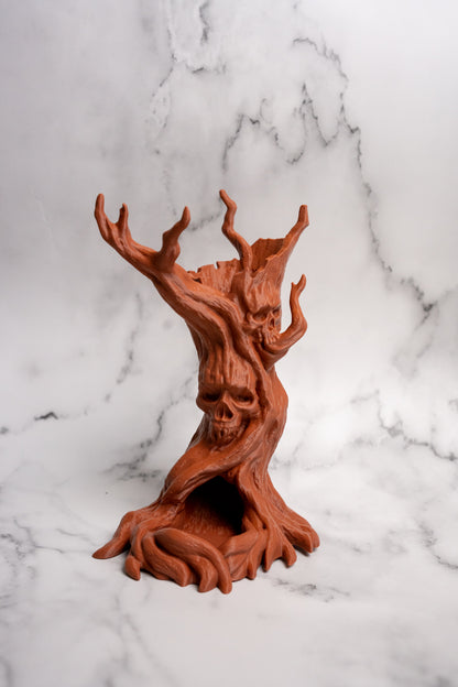 Skull Tree Dice Tower - Haunted Forest Dice Roller for D&D, Horror TTRPGs