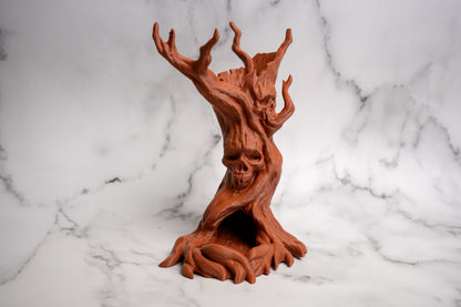 Skull Tree Dice Tower - Haunted Forest Dice Roller for D&D, Horror TTRPGs